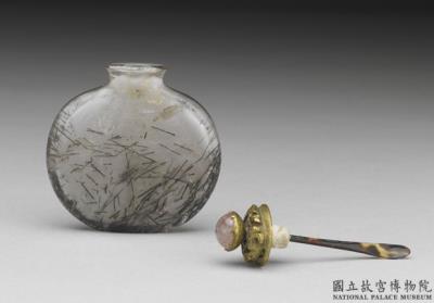 图片[3]-Hair-crystal flat snuff bottle, Qing dynasty, 18th century-China Archive